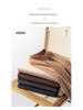 Men's Velvet Half-High Collar Long Sleeve Top - Soft, Warm, Autumn/Winter Fashion.