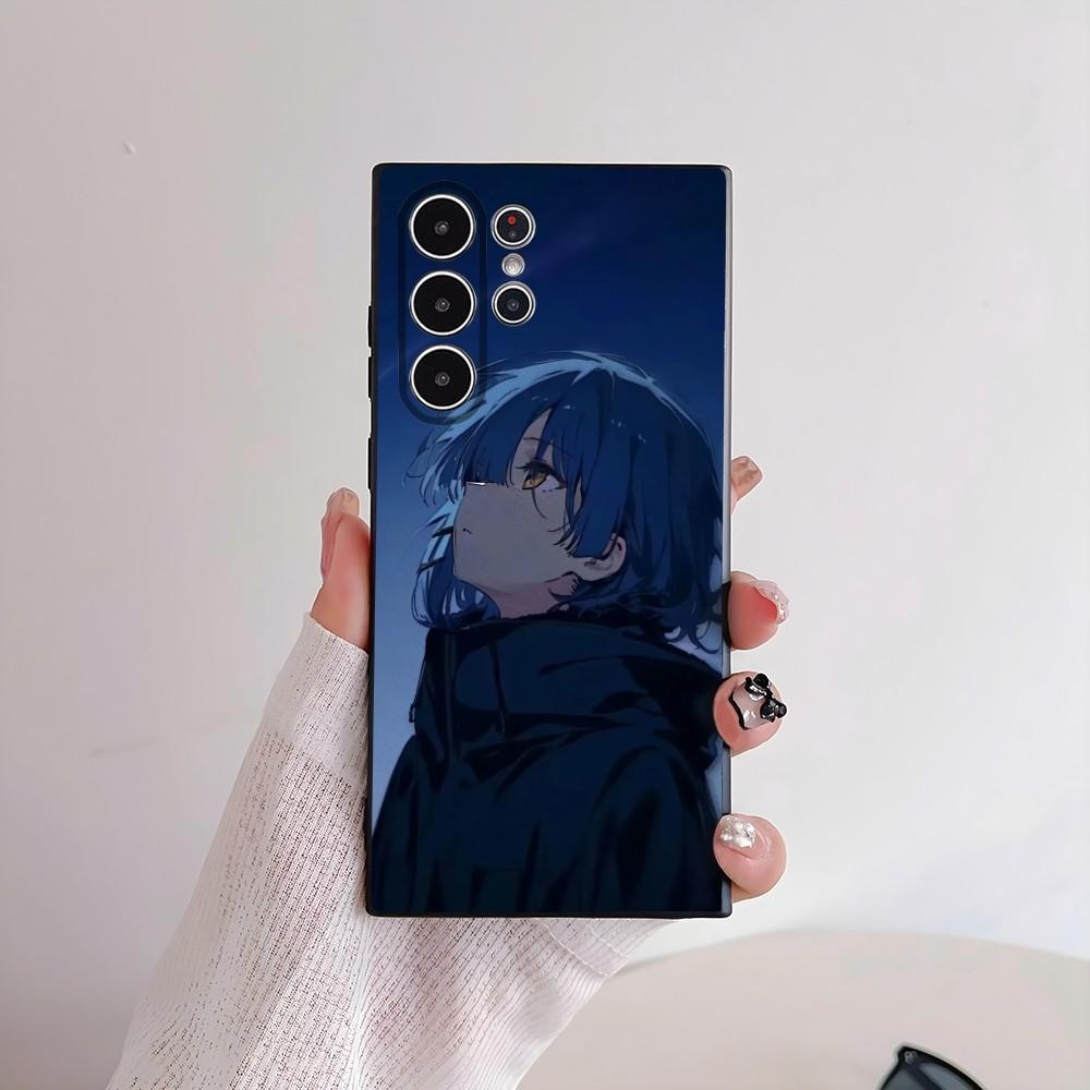 

Anime B-Bocchi the R-Rock Phone Case For Samsung Galaxy S25 S24 S22 S23 Ultra S21 S20 Plus Frosted Non-Slip Full Cover Soft Case samsungS25