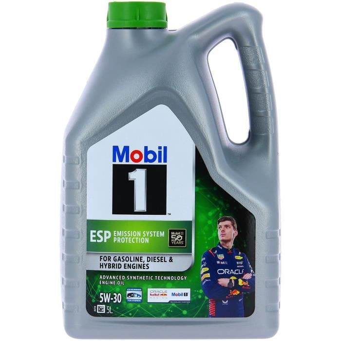 Ulei de motor 5W-30 ESP Sintetic - MOBIL 1 - Formula-P - bidon 5L - Benzină & Diesel - Curățare