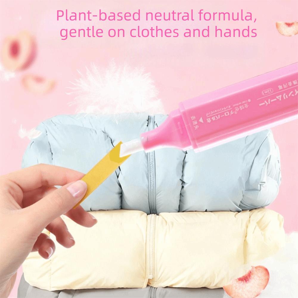 New 12ml Stain Remover Pen with Brush Head Instant Oil Remover Stick Double Head Portable Emergency Stain Remover Travel Use