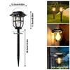 Solar courtyard lights, outdoor landscape lighting, automatic sensing tungsten filament lights, garden floor lights, lawn lights