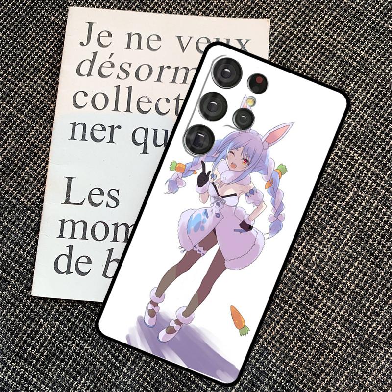 Usada Pekora Hololive Anime Case For Samsung Galaxy S25 Ultra S20 S21 S22 S23 S24 Ultra S9 S10 Plus S24 FE Back Cover