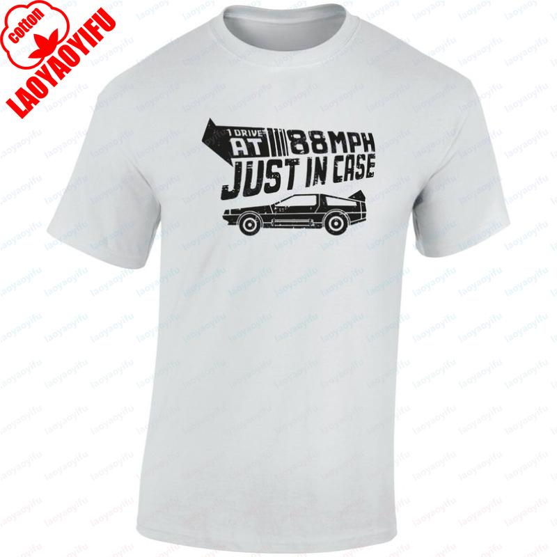 

Back To The Future Inspired TShirt for Mens 88mph Movie 80s 90s Movie Lover Tee Classics Retro Vehicle Unisex Tops Ropa Hombre 3XL