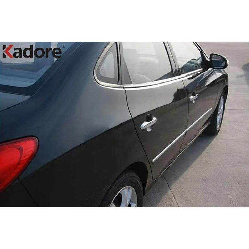 For Hyundai Elantra 2007 2008 2009 2010 Chrome Car Door Handle Cover Trim Side Door Handles Bowl Cup Frame Covers Accessories