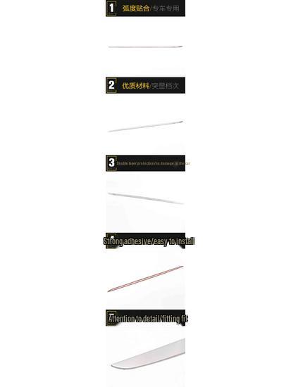 Roewe RX3 Tailgate Stainless Steel Trim: Anti-Scratch Decorative Accessory