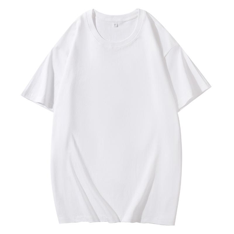 

180g Cotton Crew Neck Slim Fit Unisex Short Sleeve T-Shirt - Solid Color, Half Sleeve, Ideal for Couples & Teamwear M