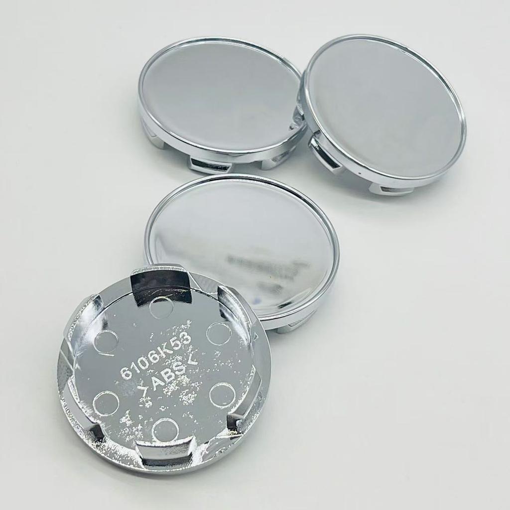 4Pcs/Set 53mm Without LOGO Sticker Car Wheel Hub Center Cap Cover Universal Replacement Parts Accessories