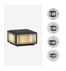 Main Gate Solar Pillar Light LED E27 Base IP65 Waterproof Outdoor Garden Post Fence Lamp