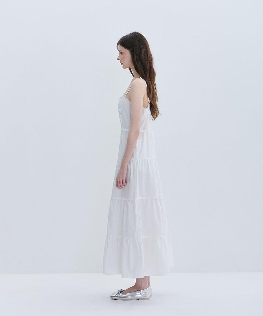 Moabel Whisper Long Dress-Ivory