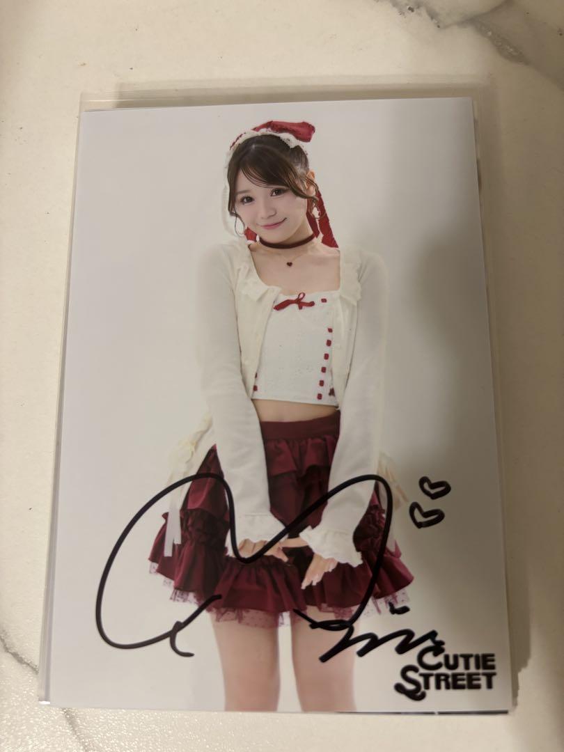 

[USED] Kyusuto Furusawa Risa Raw Photo Tokupo Trading Card Signed