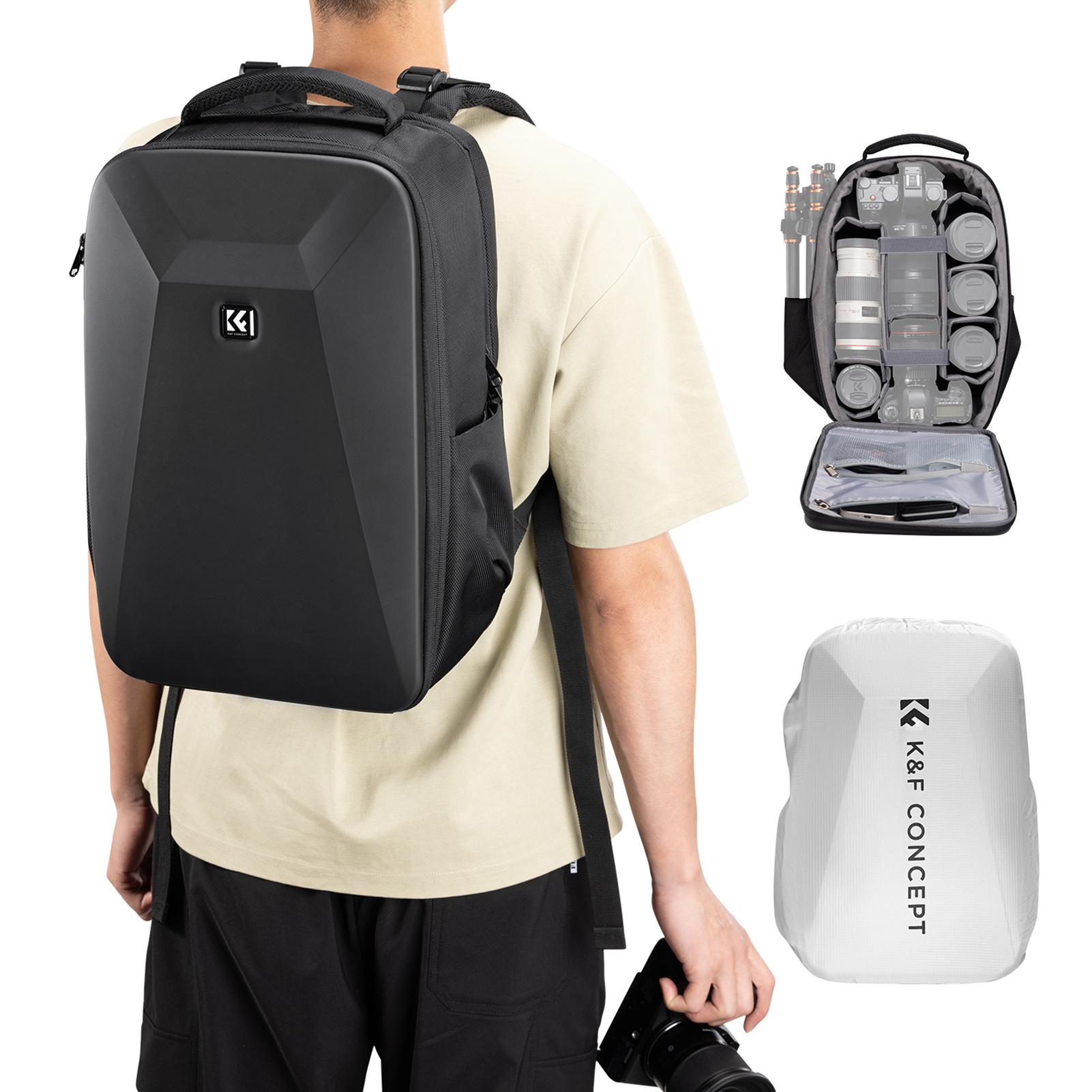 

K&F CONCEPT Многофункциональный рюкзак для камеры Hardshell DSLR Camera Bag 22L Большая вместимость Camera