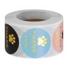 Dog Paw Print Stickers Thank You Labels Sealing Sticker Decorative Sticker Labels Envelope Stickers Animal Stickers
