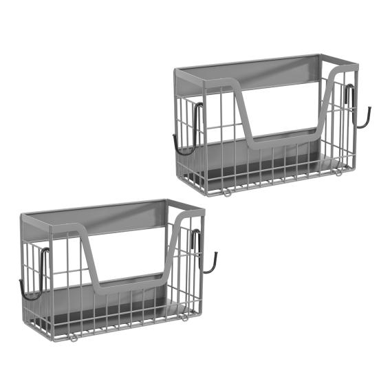 Yousheng Magnetic Shelf Fridge Organizer Magnetic Fruit Basket Potato Onion Storage Bins Multifunctional Kitchen Organizer for Refrigerator Pantry