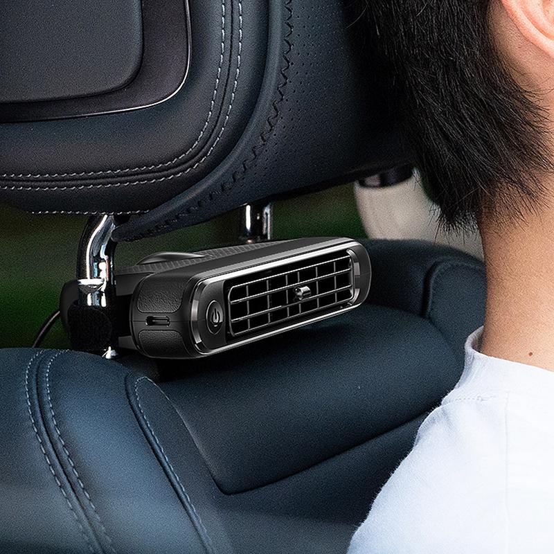 Портативный электрический вентилятор для охлаждения сидений в автомобиле — фото 4