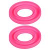 2Pcs Bobbin Holders Rings Flexible Silicone Bobbin Organizers Holders Bobbin Storage Case Sewing Thread Bobbins Case