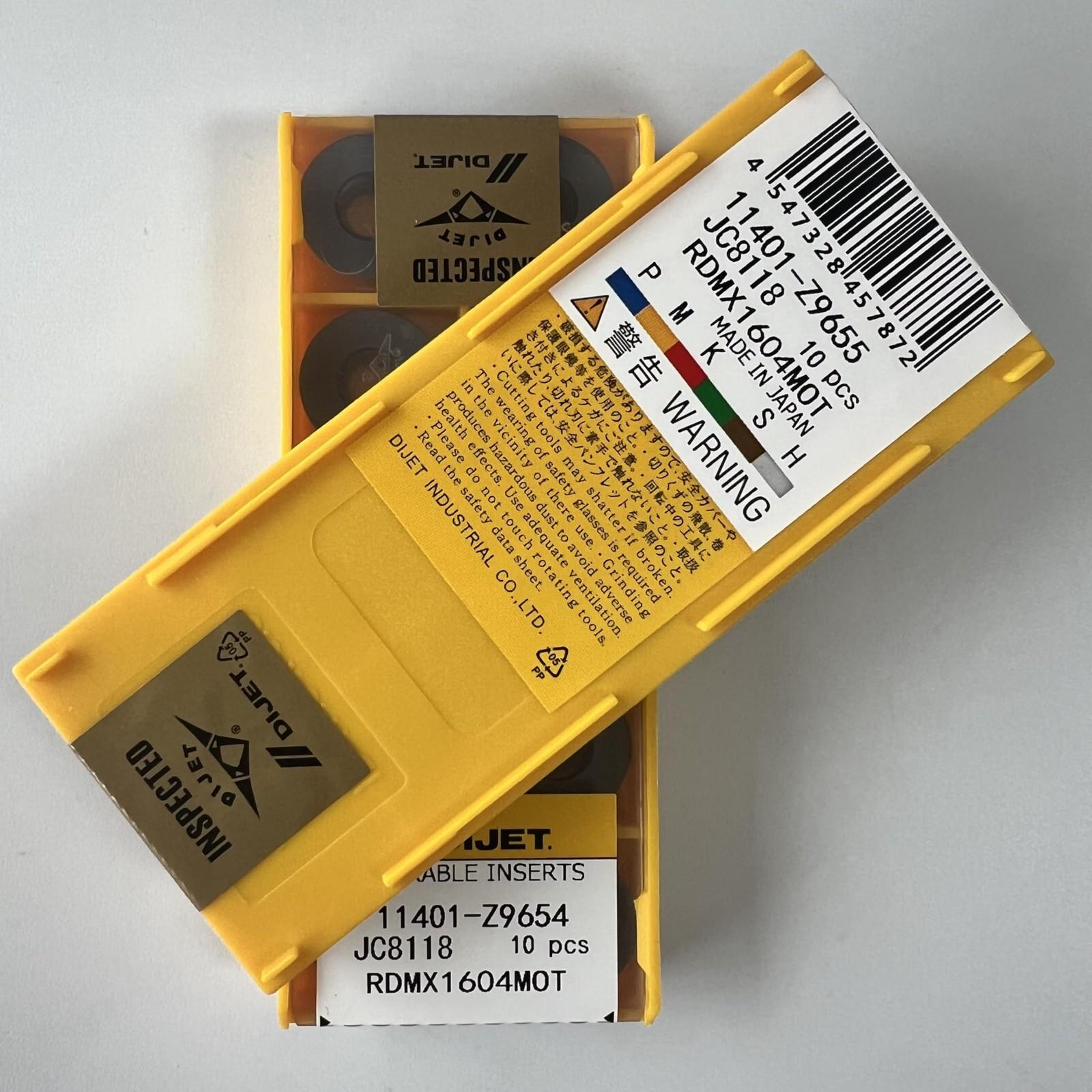 

RDMX1604MOT JC8118 / Industrial indexable carbide inserts 10 Pcs