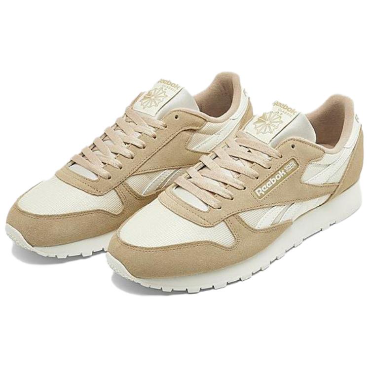 Reebok Classic Leather Comfortable Low-Top Running Shoes Men Sneakers Yellow IG0992