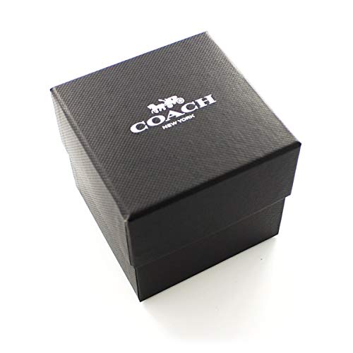 Coach Watch Charles Rubber Belt Blue Men's Women's Unisex 14602634