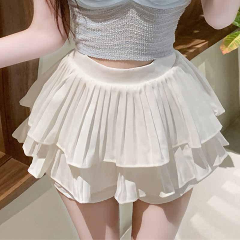 

Женская юбка pure lust hottie с плиссированным вырезом и высокой талией S