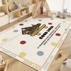 Cartoon Crystal Velvet Printed Carpet Living Room Durable and Easy To Clean - Bedroom Side Rug - Home Decoration