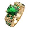 Chenrui Cross-Border Jewelry: Stylish and Adorned with Square Zircon In Assorted Colors, Dazzlingly Exquisite.