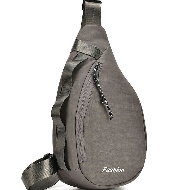 

Модные мужские и женские нагрудные сумки, повседневные сумки через плечо, сумки через плечо, сумки для спорта на открытом воздухе, персонализированные серый
