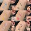Korean Brand Genuine Pink Eyeliner for Women, Easy-To-Use for Daily Makeup, Beginner-Friendly, Star-Decorated Eye Makeup Tool