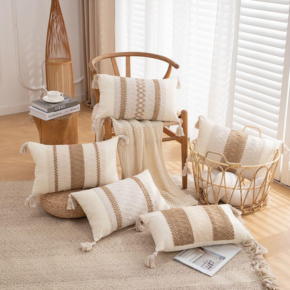 INS Style Bohemian Pillowcase Nordic Cushion Cover Soft Throw Pillowcover  Living Room/Office