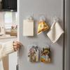1pc Self Adhesive Refrigerator Clip Transparent Wall Clip  Refrigerator Organization