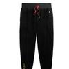 Polo Ralph Lauren Ss22 Solid Color Velvet Jogger Pants Women pants Black WMPOPNTNBQ20092001