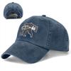 Bear Mountain Baseball Cap for Men and Women Vintage Adjustable Dad Hat Washed Cotton Outdoors Hat