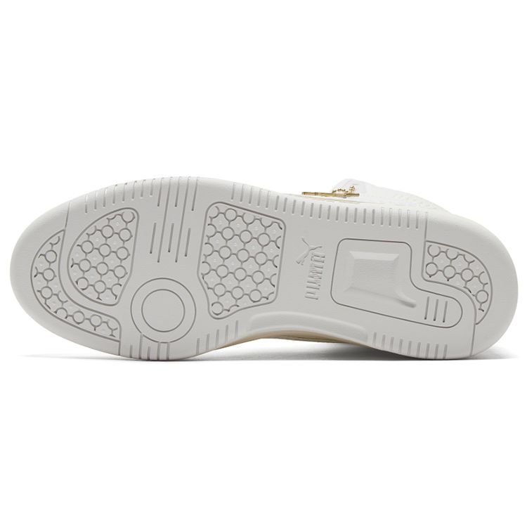 Puma Rebound Joy Geometrics Unisex Sneakers Cream Whisper-White Nimbus-Cloud 385253-02