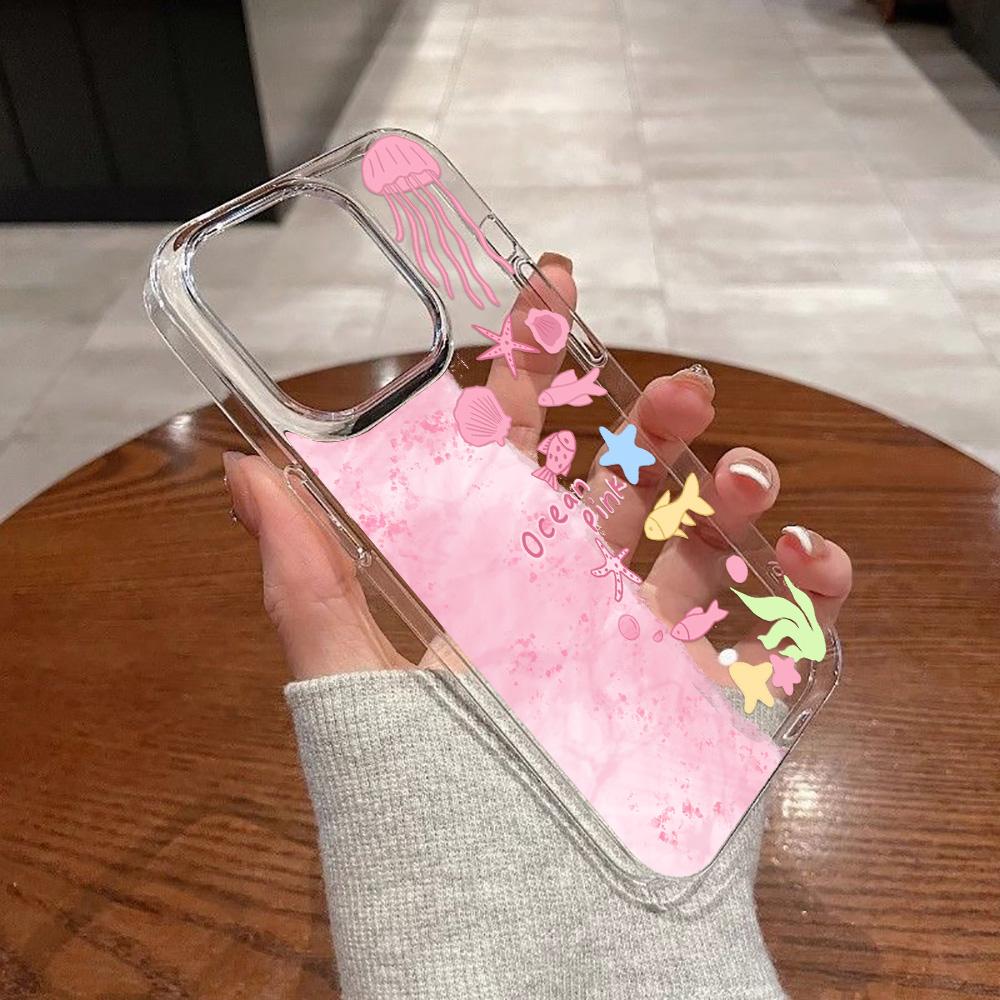 Acrylic Phone Case for iPhone 11 12 13 14 Pro 12 14 16 Pro Max for Samsung A16 A36 A56 S24 FE High-quality Painted Anti-fall Mobile Phone Case