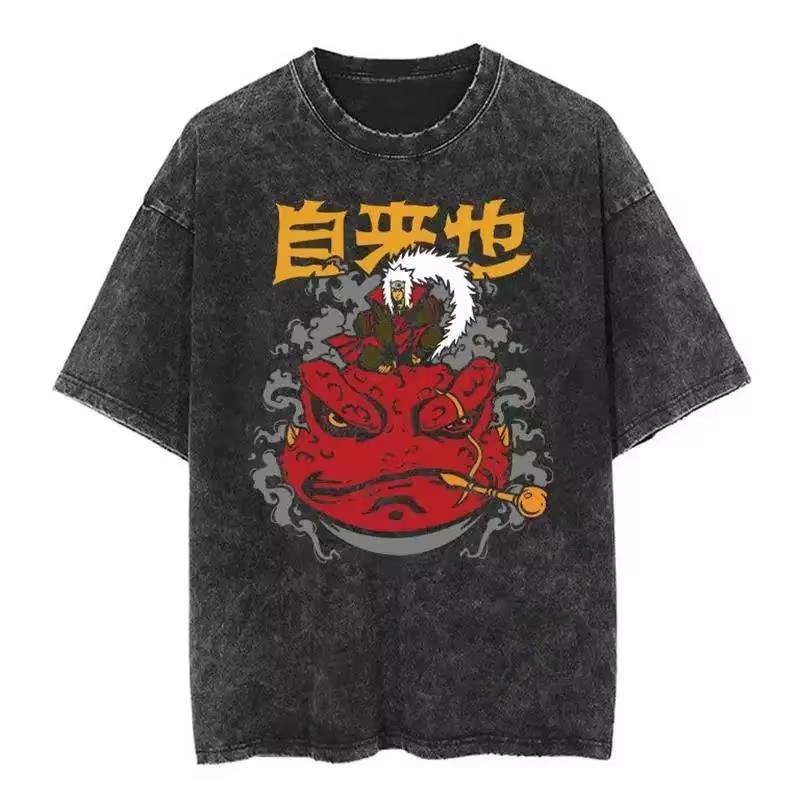 

Hot Manga Jujutsu Kaisen T Shirt Itadori Yuji Vintage Washed Oversized Tshirt Men Clothing Summer Short Sleeve Cotton Tees Tops XL