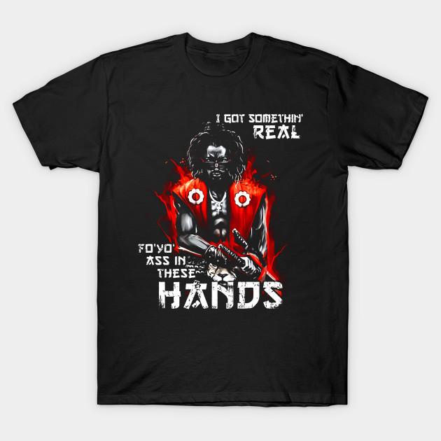 Men Black Print T-shirt I Got Somethin Real No-Cut Transfer Paper Print Cotton Tshirt XL чёрный