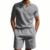 Men's 2 Pieces Linen Set Summer Beach Outfits Casual Short Sleeve Shirts And  Vacation Shorts
