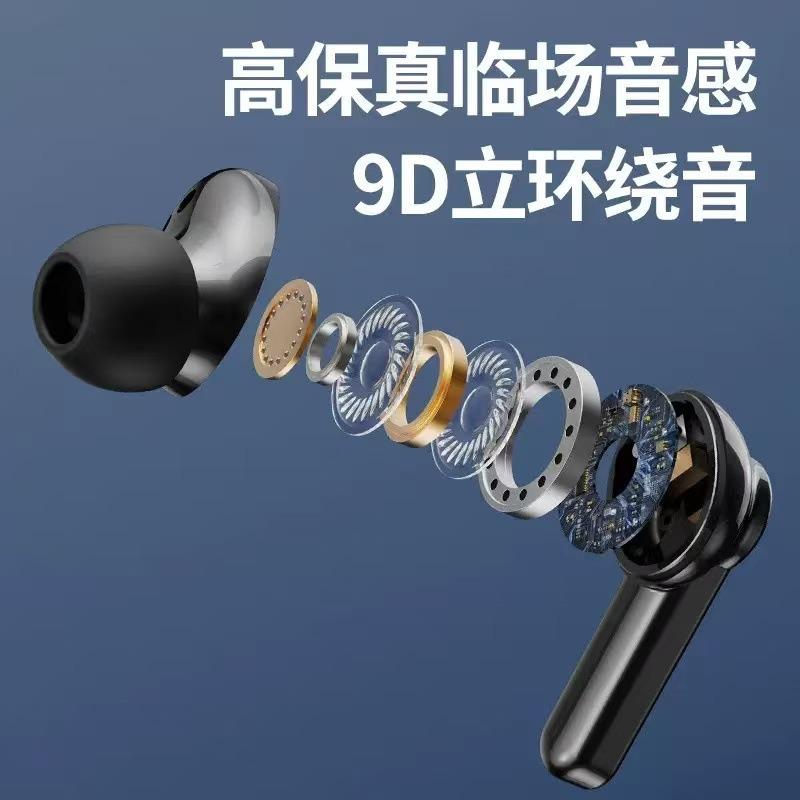 Hot-selling X65 wireless in-ear Bluetooth headset TWS mirror digital display super long battery life e-sports game headset