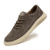 Brittisk stil Äkta läder Män Skor Trend Bekväma fritidsskor Utomhus Män Sneakers Mockasiner Män Flats Skor