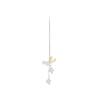 Flower Pearl Fringed Ear Line Removable Pink And White Small Flower Ear Chain Female Korean Version Internet Celebrity Dopamine Series Earrings