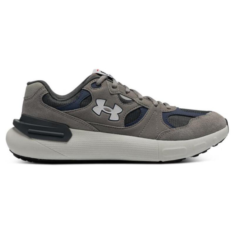 Under Armour Low Top Casual Running Shoes Unisex Asphalt Gray Sneakers 3028615-103