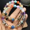 Women's Multi-Gemstone Bracelet with Amethyst, Citrine, and Super Seven Crystals