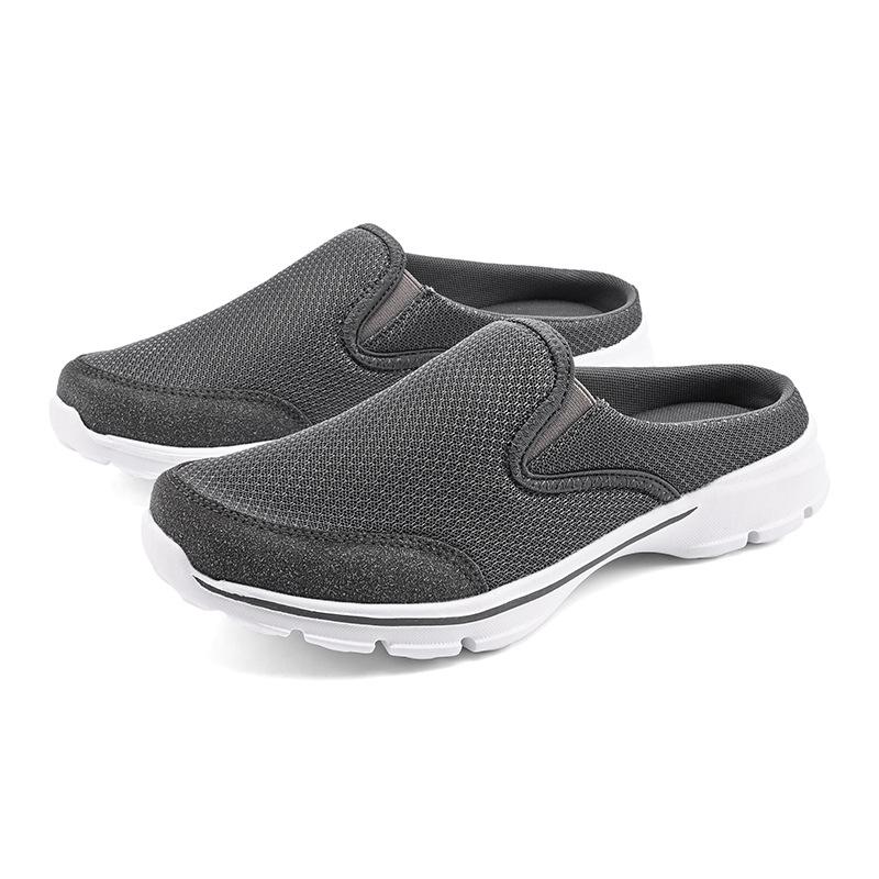 2025 Summer Unisex Plus Size Casual Mesh Half-Slipper Sandals