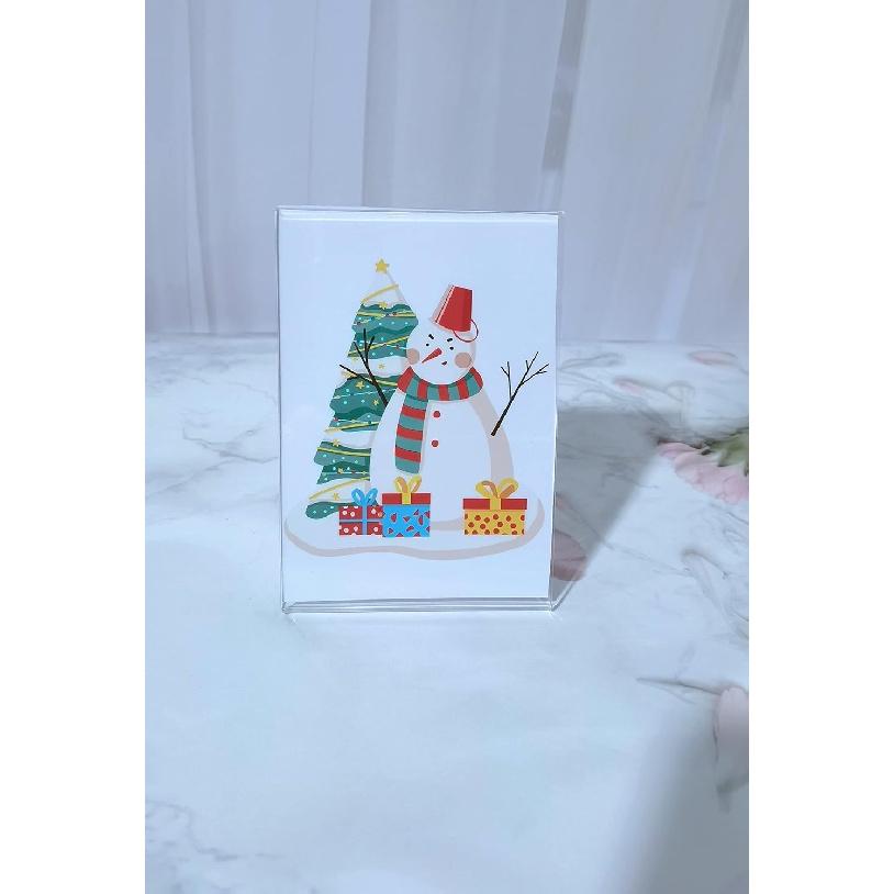 HESIN 10 Pack Acrylic Sign Holder 3.5x 5 Acrylic Store Price Tag L shape Portrait Version Rack with Slant Back for Notice, Info, Menu, Price Sheet,