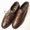 CLOUD CLUB Handgjorda USA Vintage U-tå Affärsskor Mörkbruna Ca. Storlek 27.028.0 Herr(BEGAGNAD)