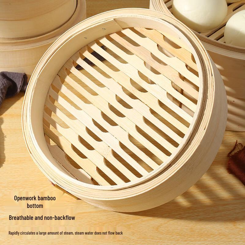 Bamboo Steamer Basket for Woks