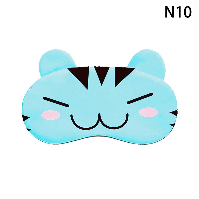 1PCS Cartoon Sleeping Eye Mask Cute Blindfold Eye Cover Mask Eyepatch Travel Home Eyes Relax Mask Eyeshade Gifts for Kids Adult