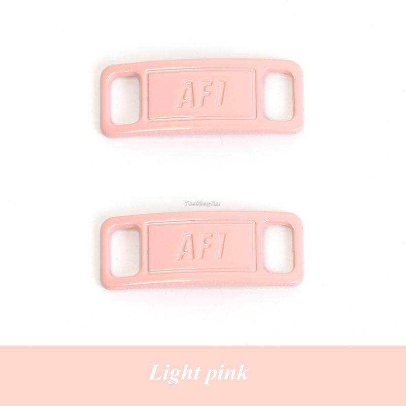 2pcs/pair AF1 Diamond Shoe Charms Fashion Laces Buckle Quality Metal Shoelaces Decorations Chapa Af1 Buckles Shoes Accessories