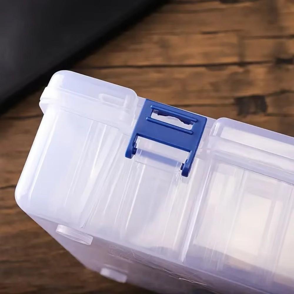 42 Grids Lid Containers Transparent Handicraft Organization Box Portable Storage Box