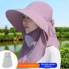 Sunshade Sun Hat Full Face Uv Sun Protection Adjustable Wide Brim Fishing Bucket Hats Mesh Breathable Outdoor Sun Visors