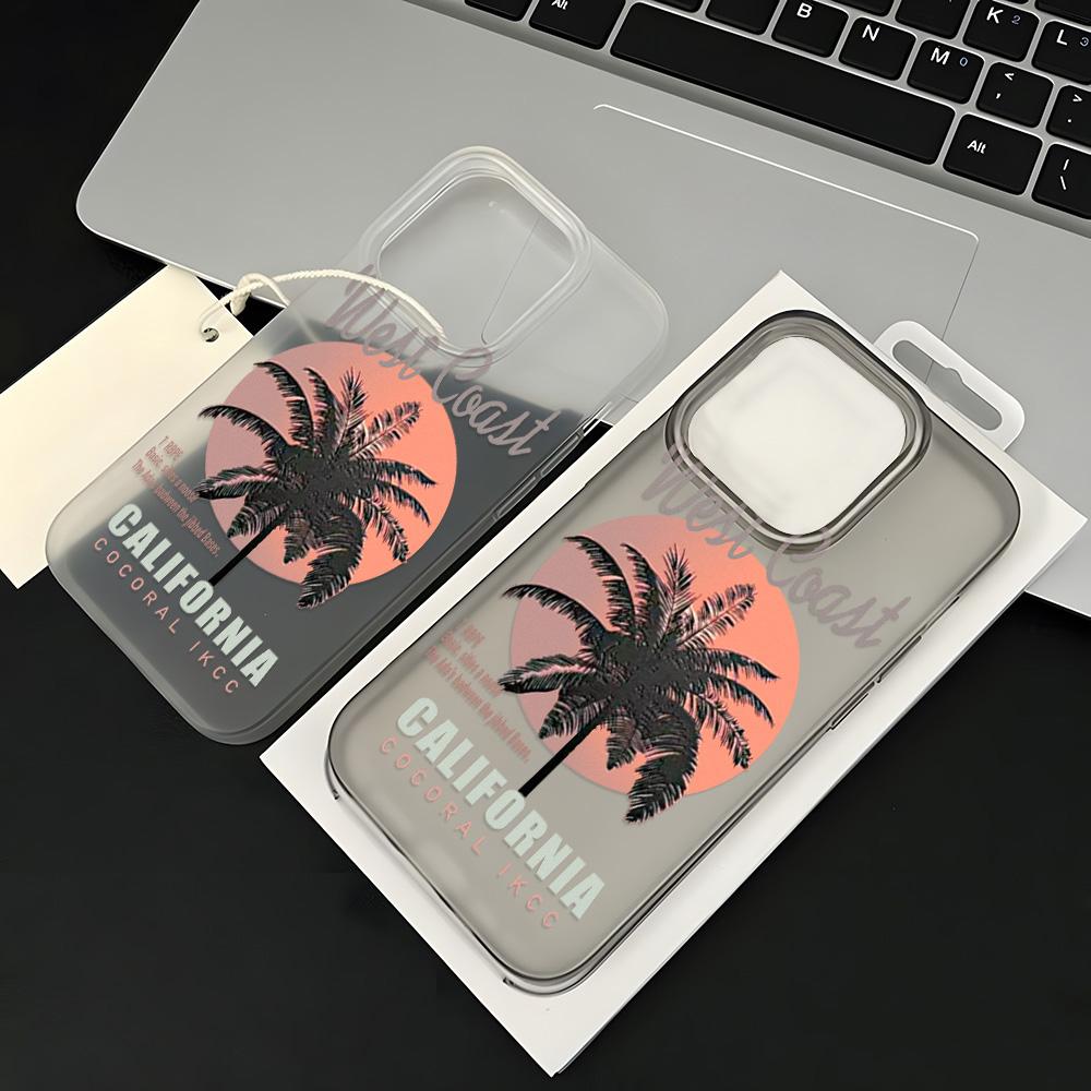 Θήκες Κινητού Τηλεφώνου για iPhone 11 13 15 Pro Max 12 14 Pro Max Θήκη iPhone 16 15 Plus 13 Pro 12 Mini 13 Mini Παγωμένη Υφή Ζωγραφιστά Κινούμενα Σχέδια Λουλούδια